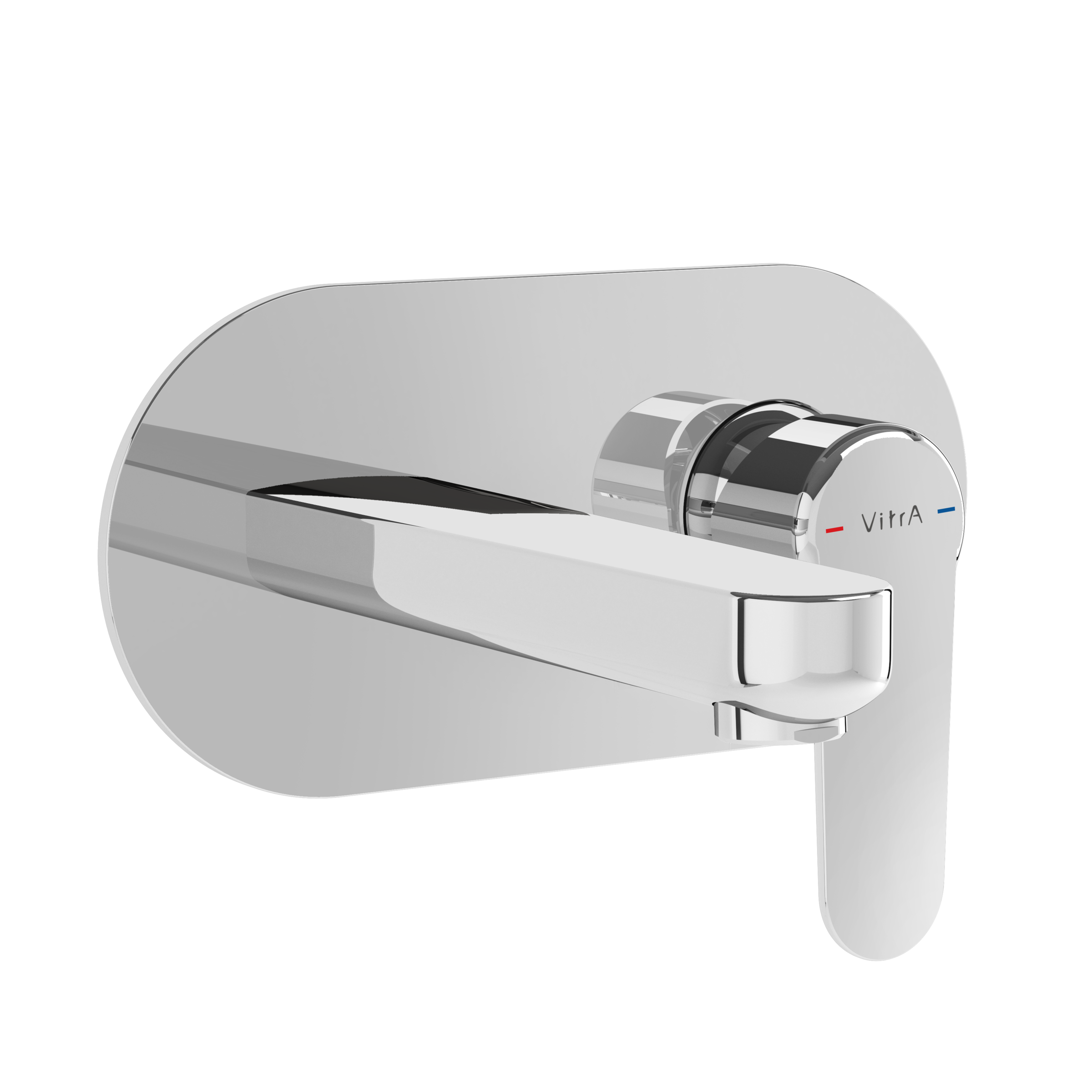 Изображение товара Встраиваемый однорычажный смеситель VitrA Root Round A42721EXP для раковины хром