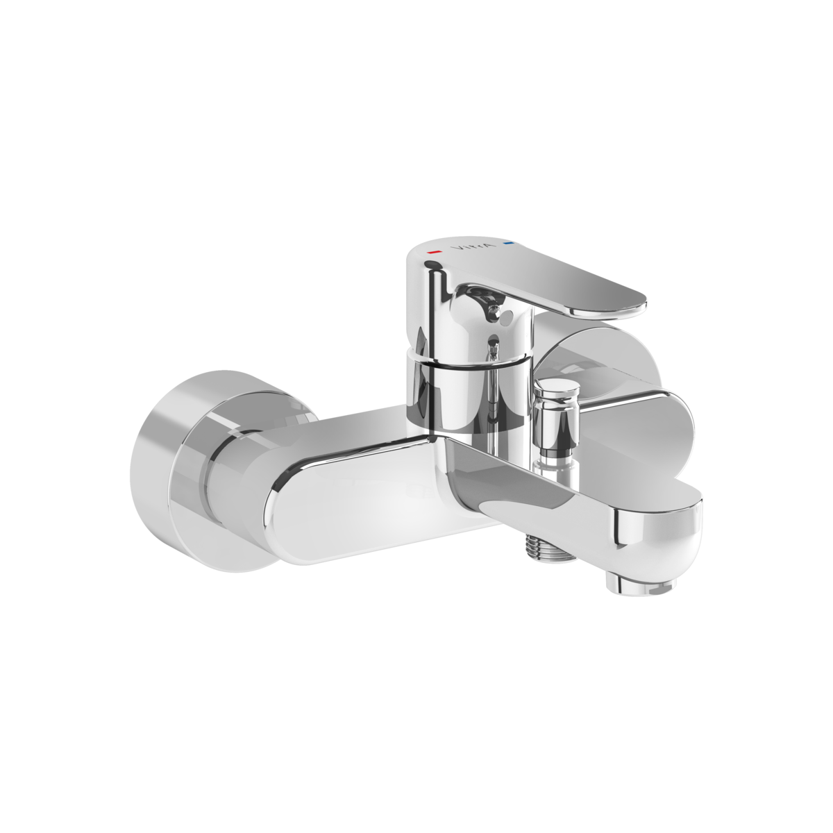 Изображение товара Смеситель Vitra Root Round для ванны и душа, хром, A42725EXP