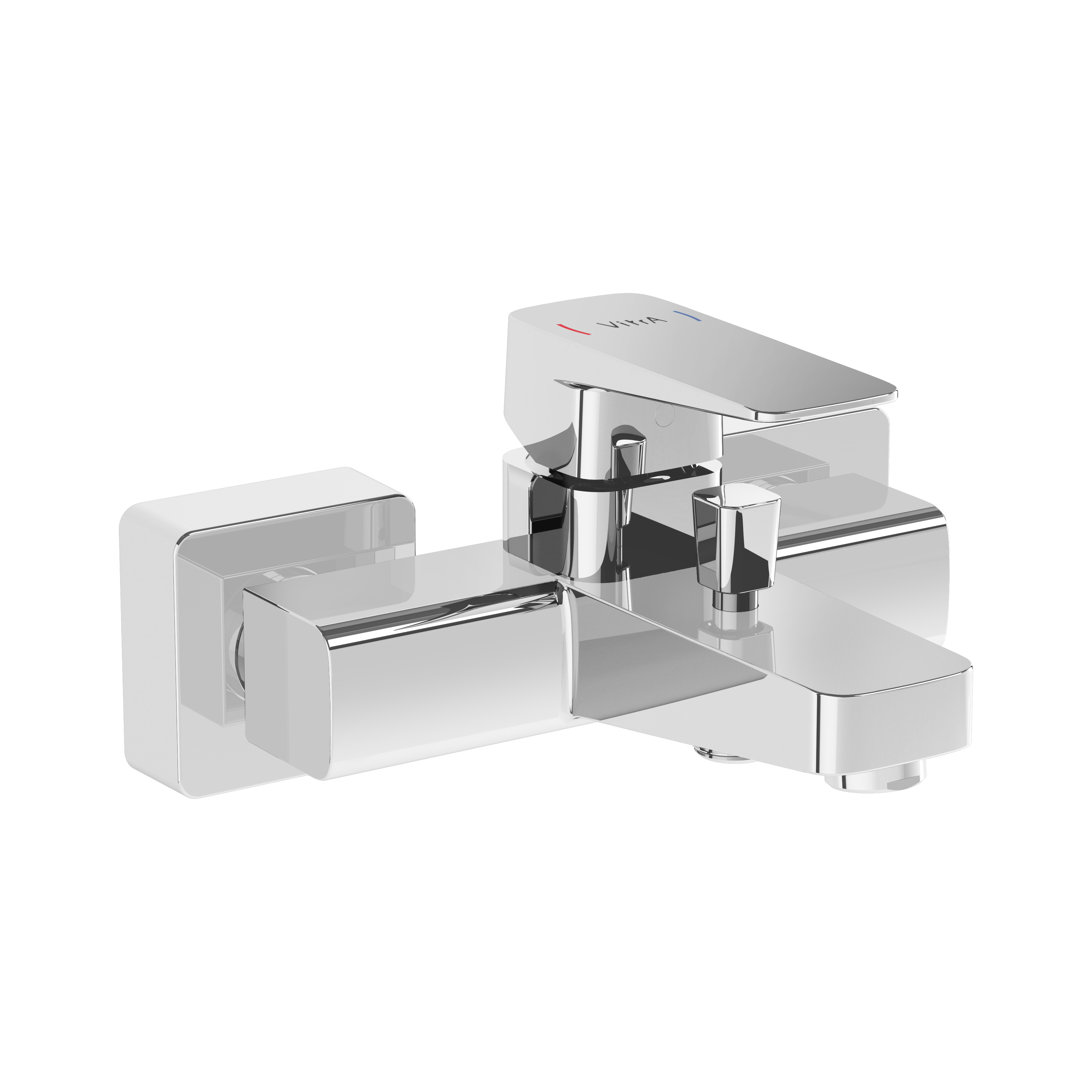 Изображение товара Смеситель VitrA Root Square A42737EXP для ванны и душа, хром