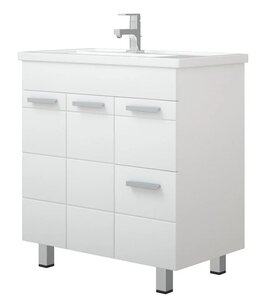 Изображение товара Тумба под раковину Corozo Денвер 80 Z2 напольная, белый, SD-00000531