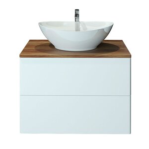 Изображение товара Тумба Orange Otto c раковиной Гамма 600, подвесная, белая, Ot-75TuWOOD+G60