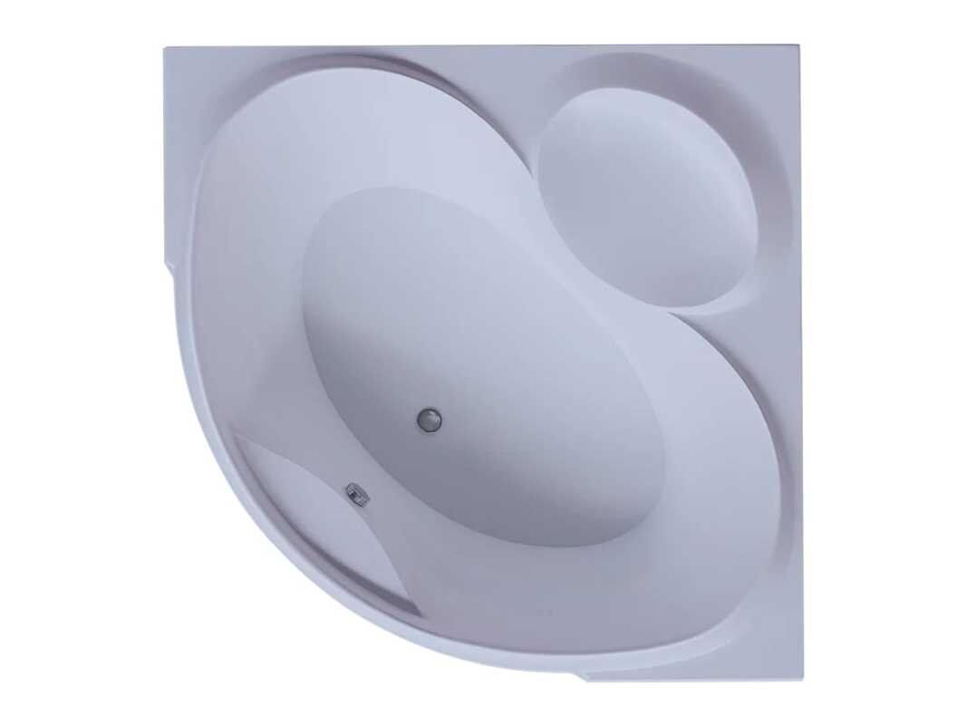 Изображение товара Акриловая угловая ванна Aquatek Эпсилон 150x150 см с фронтальным экраном и гипермассажем
