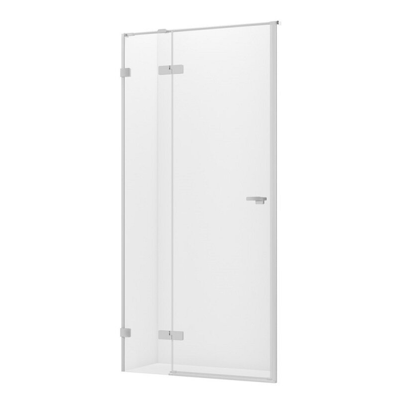Изображение товара Душевая дверь в нишу New Trendy Eventa Chrome 110 х 200 см, стекло прозрачное, профиль хром, EXK-4456/EXK-4457 Изображение товара Душевая дверь в нишу New Trendy Eventa Chrome 110 х 200 см, стекло прозрачное, профиль хром, EXK-4456/EXK-4457