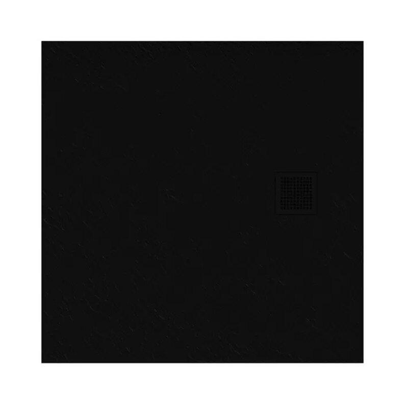 Изображение товара Поддон для душа New Trendy Mory B-0402 90 x 90 см, литой мрамор, черный