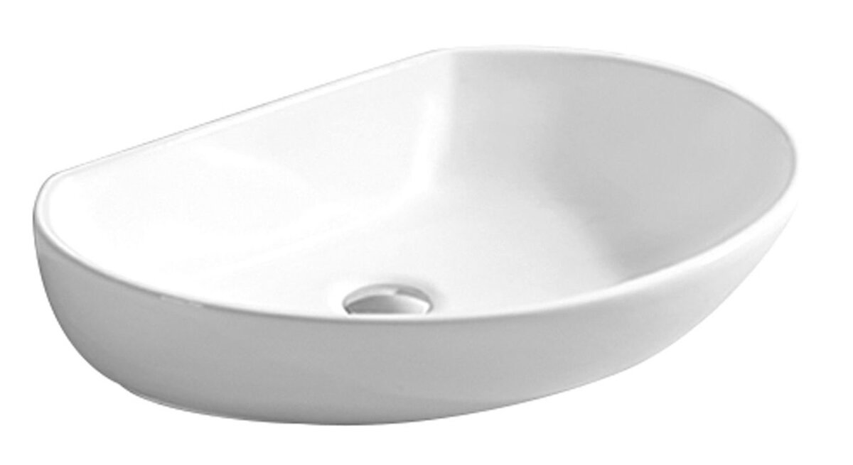 Изображение товара Раковина Art&Max 60 см накладная, белая керамическая AM5405-W