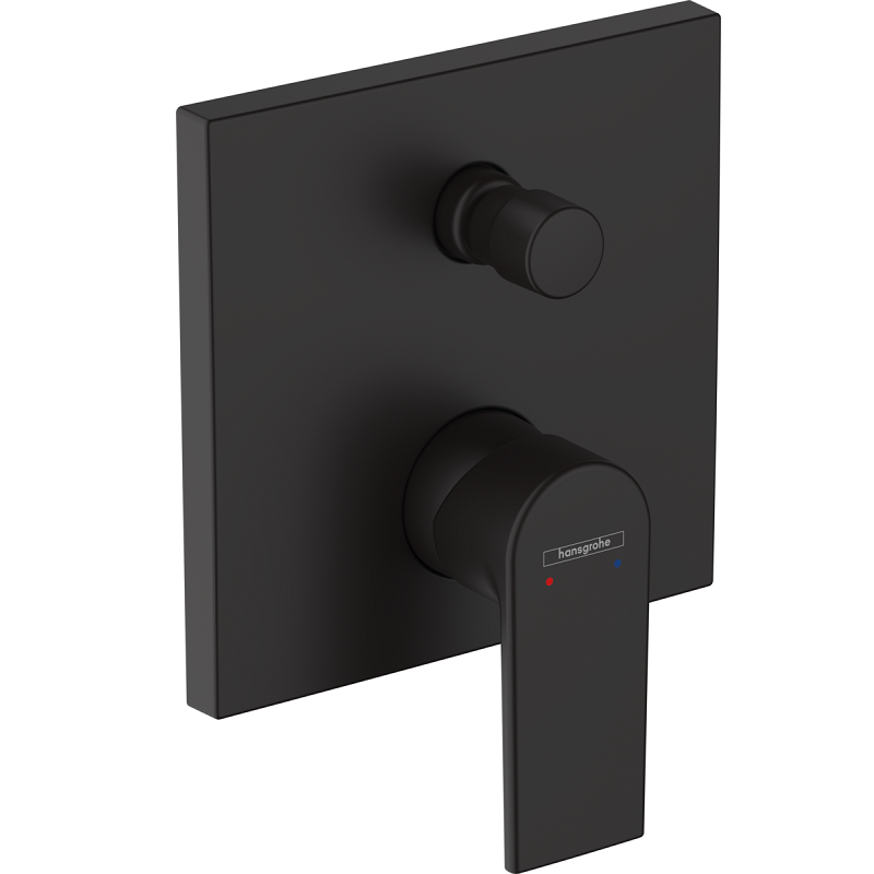 Изображение товара Смеситель для ванны и душа Hansgrohe Vernis Shape черный матовый