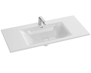 Изображение товара Керамическая раковина Jacob Delafon Sherwood EXBR112-00 100 см, белый (выставочный образец, отсутствует упаковка)