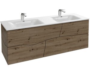 Изображение товара Тумба под раковину Jacob Delafon Sherwood 140 см, состаренный дуб, EB1835RU-P13