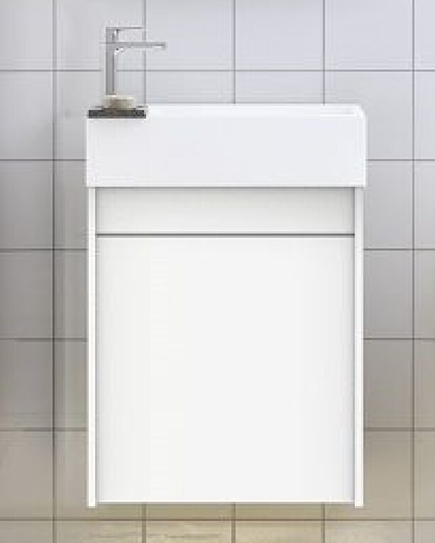 Изображение товара Тумба под раковину Art&Max Family 40 см подвесная белый глянцевый