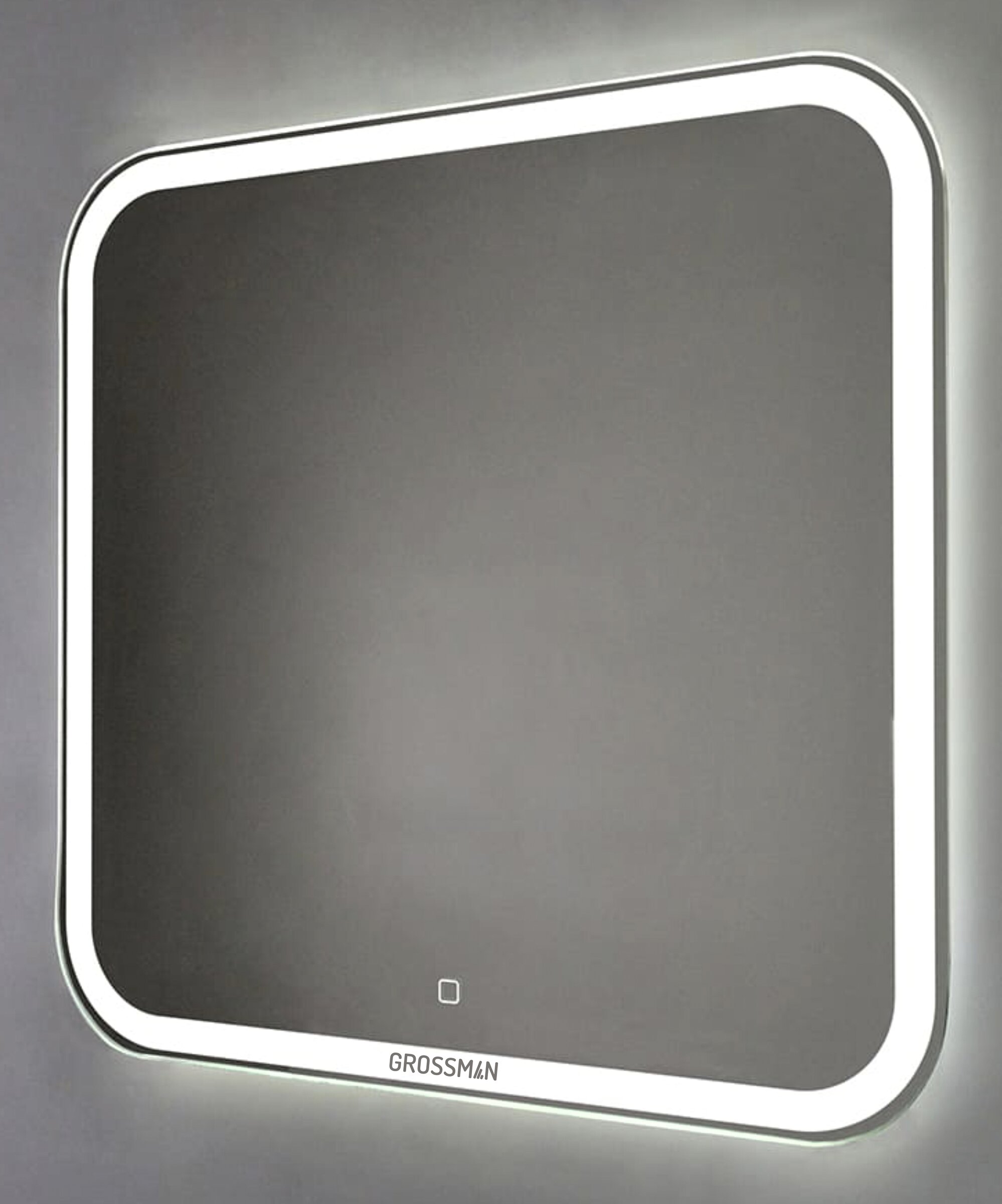 Изображение товара Зеркало Grossman Comfort 70 x 68 см с подсветкой, сенсорный выключатель, 670680