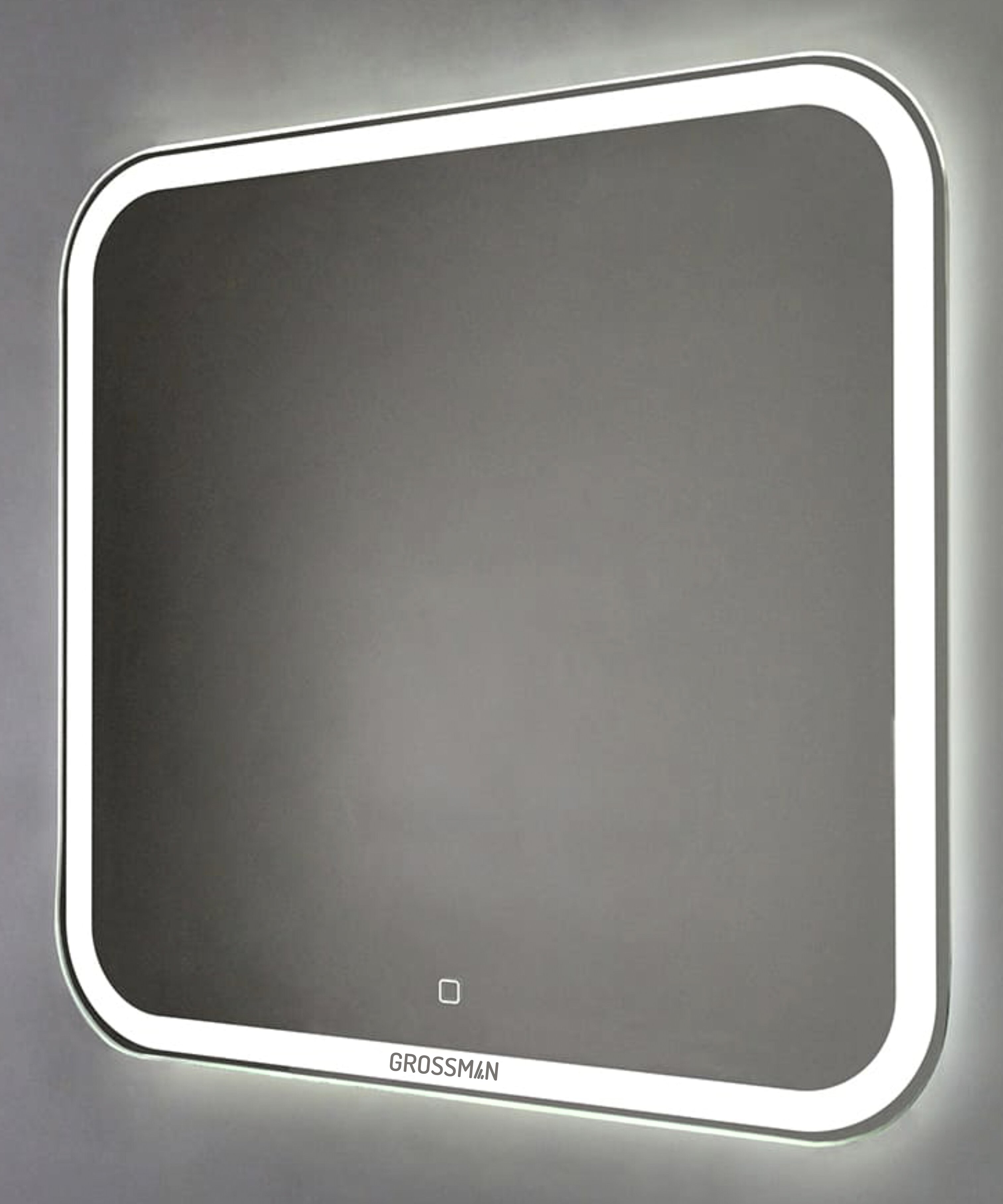 Изображение товара Зеркало Grossman Comfort 70 x 68 см с подсветкой и сенсорным выключателем Изображение товара Зеркало Grossman Comfort 70 x 68 см с подсветкой и сенсорным выключателем