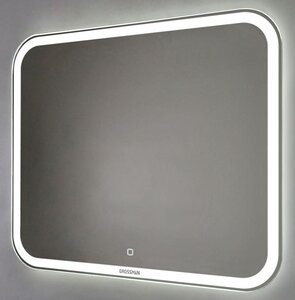 Изображение товара Зеркало Grossman Comfort 80 x 68 см с подсветкой, сенсорный выключатель, 680680