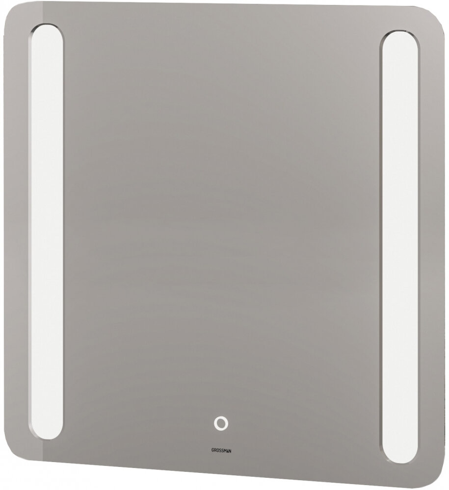 Изображение товара Зеркало Grossman Lara 70 x 70 см с подсветкой, сенсорный выключатель, гравировка, 137070