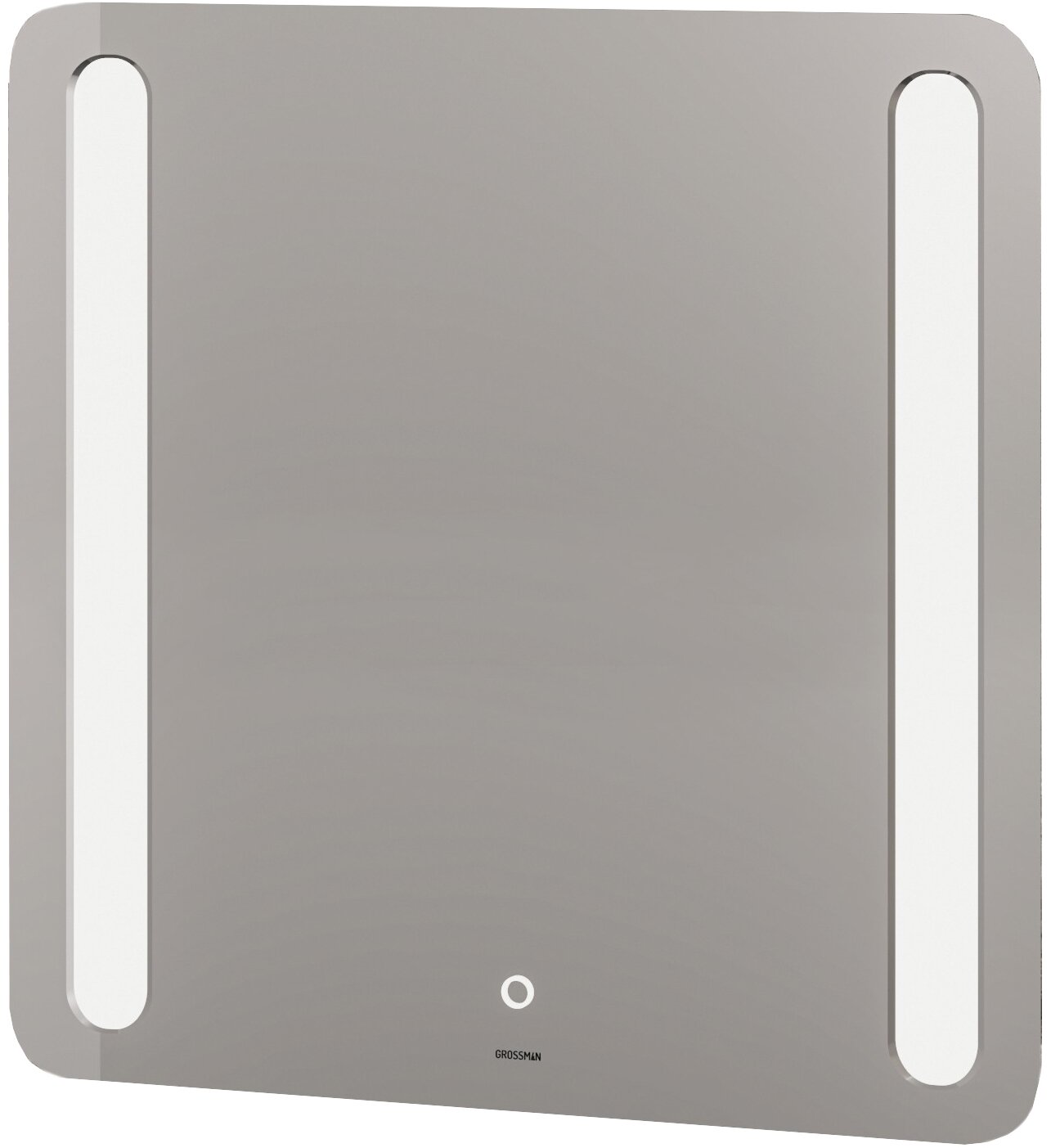 Изображение товара Зеркало Grossman Lara 80 x 80 см с подсветкой, сенсорный выключатель, гравировка, 138080