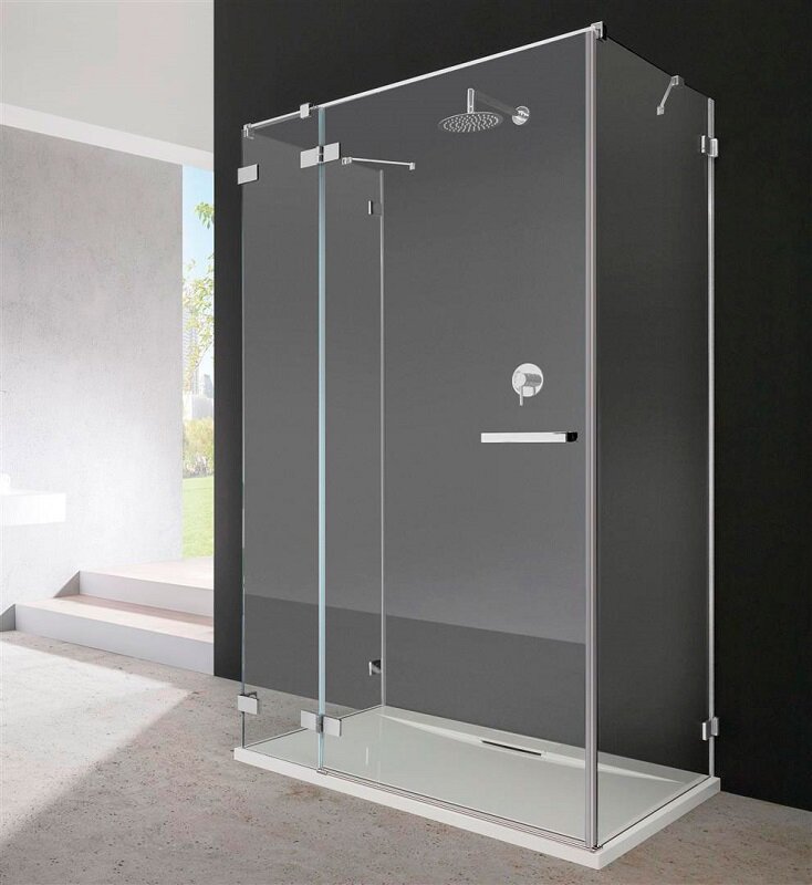 Изображение товара Боковая стенка Radaway Euphoria KDJ+S S2 80, 80 х 200 см, стекло прозрачное, профиль хром, 383031-01