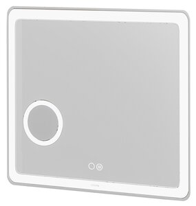 Изображение товара Зеркало Grossman Leo 80 x 80 см с подсветкой, сенсорный выключатель, гравировка, подогрев, увеличительное стекло, 168080