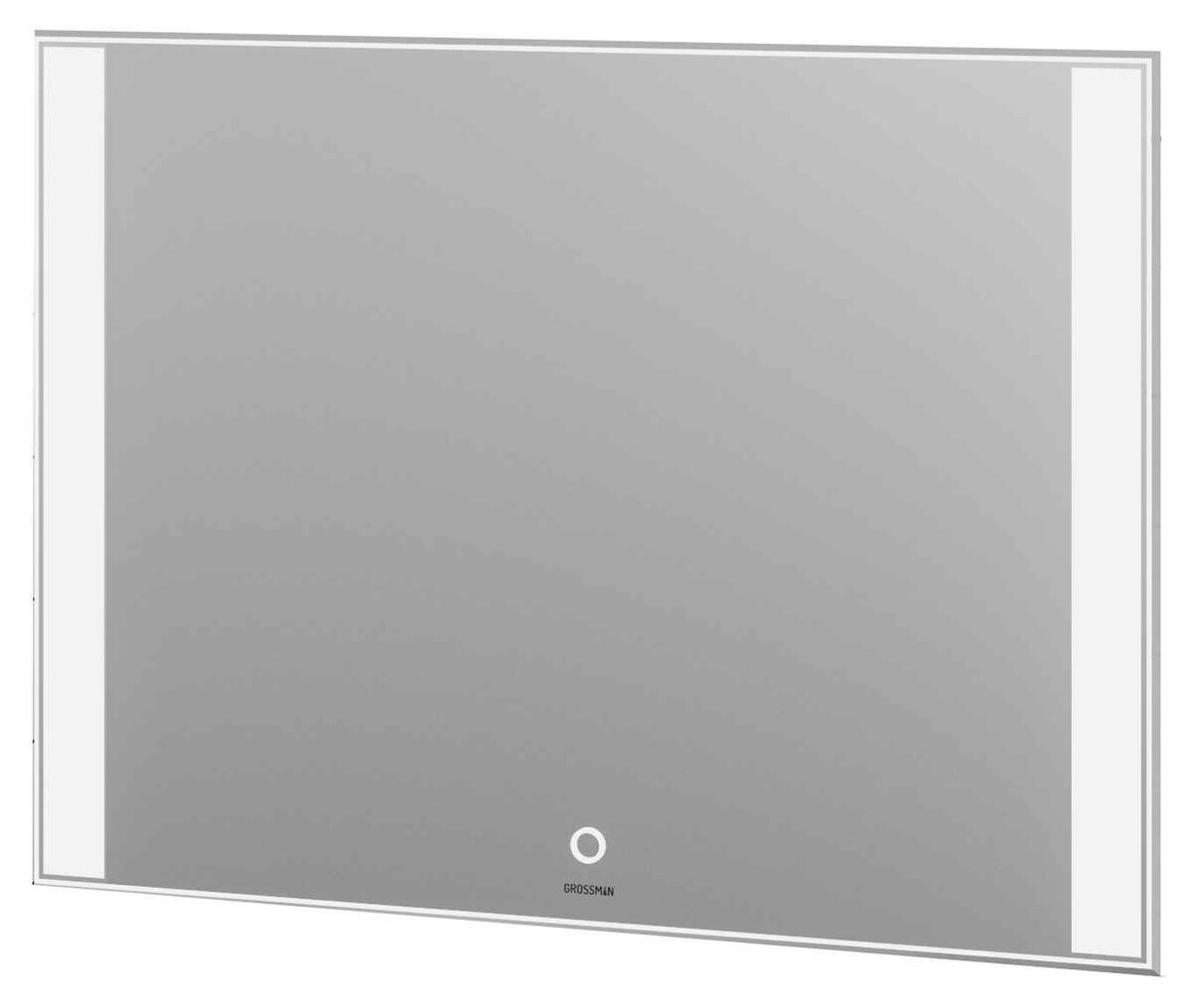 Изображение товара Зеркало Grossman Avrora 100 x 80 см с подсветкой, сенсорный выключатель, 1110080