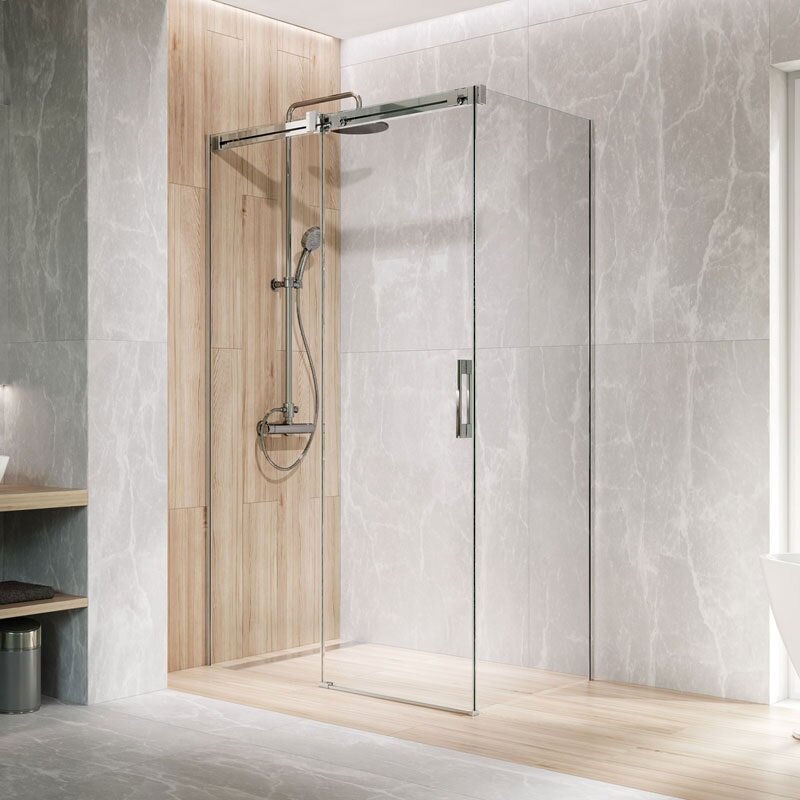 Изображение товара Душевая дверь Radaway Espera Pro KDJ 585, 58.5 х 200 см, стекло прозрачное, профиль хром, левая, 10090110-01-01L