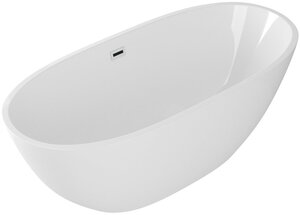 Изображение товара Ванна акриловая Grossman 165 x 75 см, отдельностоящая, белая, GR-1101