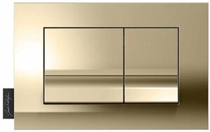 Изображение товара Клавиша смыва Jacob Delafon E20858-BGG, золото, глянец