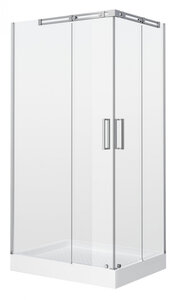 Изображение товара Душевой уголок Grossman Galaxy 120 х 80 см прямоугольный, дверь раздвижная, стекло прозрачное, хром, левый/правый
