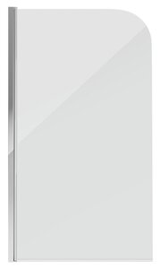 Изображение товара Шторка на ванну Grossman 80 x 140 см, стекло прозрачное, хром, GR-100
