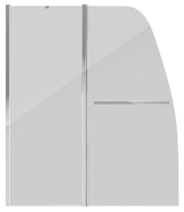 Изображение товара Шторка на ванну Grossman 120 x 140 см, стекло прозрачное, хром, GR-100/2