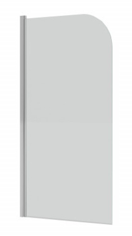 Изображение товара Шторка на ванну Grossman 70 x 150 см распашная, стекло прозрачное, хром, GR-100/1