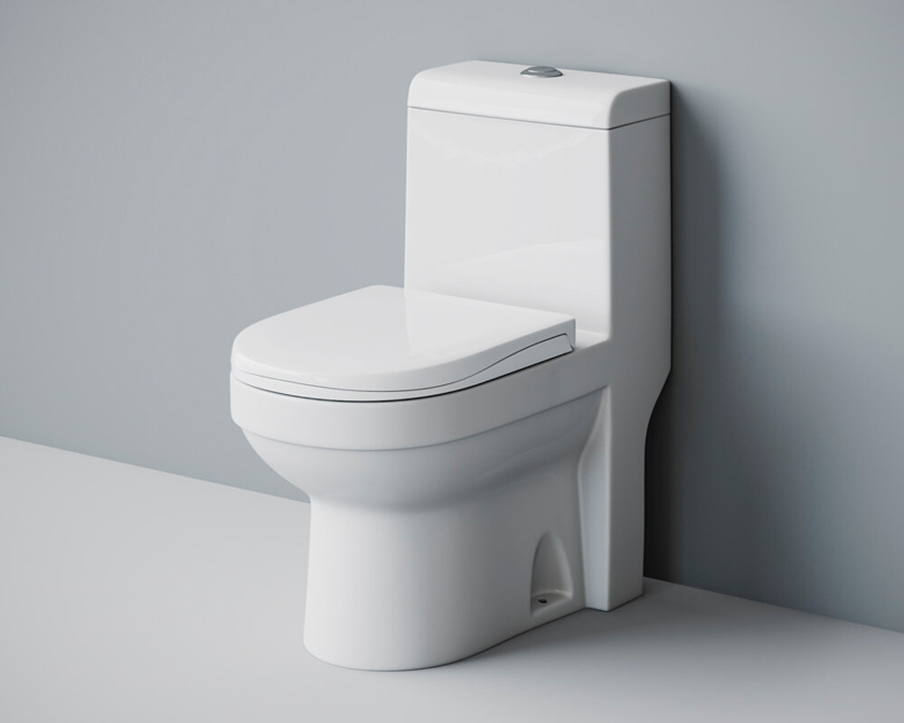 Изображение товара Напольный унитаз моноблок Laguraty 20980AWC с функцией биде белый