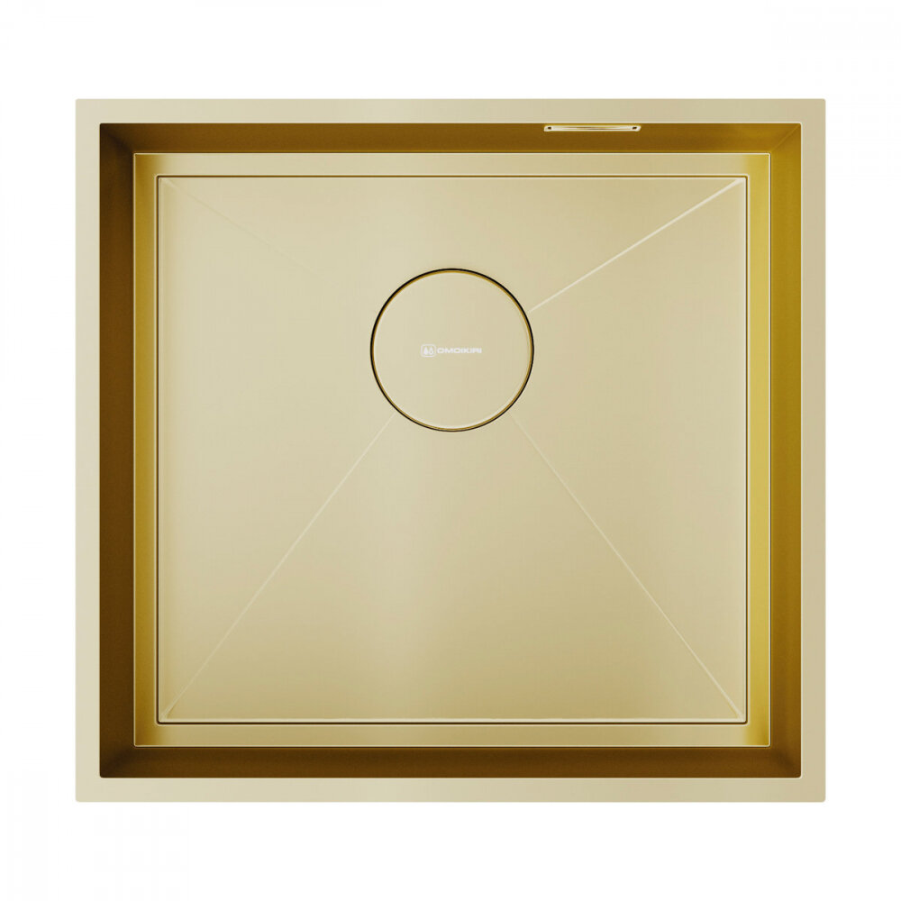 Изображение товара Кухонная мойка Omoikiri Kasen 48-26 LG светлое золото из нержавеющей стали