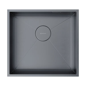 Изображение товара Кухонная мойка Omoikiri Kasen 4997058 48-26 INT GM, воронёная сталь, gunmetal