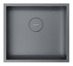 Изображение товара Кухонная мойка Omoikiri Kasen 4997055 49-16 INT GM, воронёная сталь, gunmetal