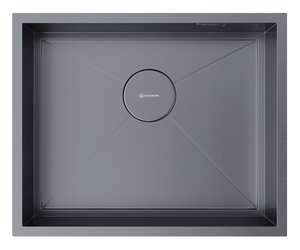 Изображение товара Кухонная мойка Omoikiri Kasen 54-16 INT GM воронёная сталь