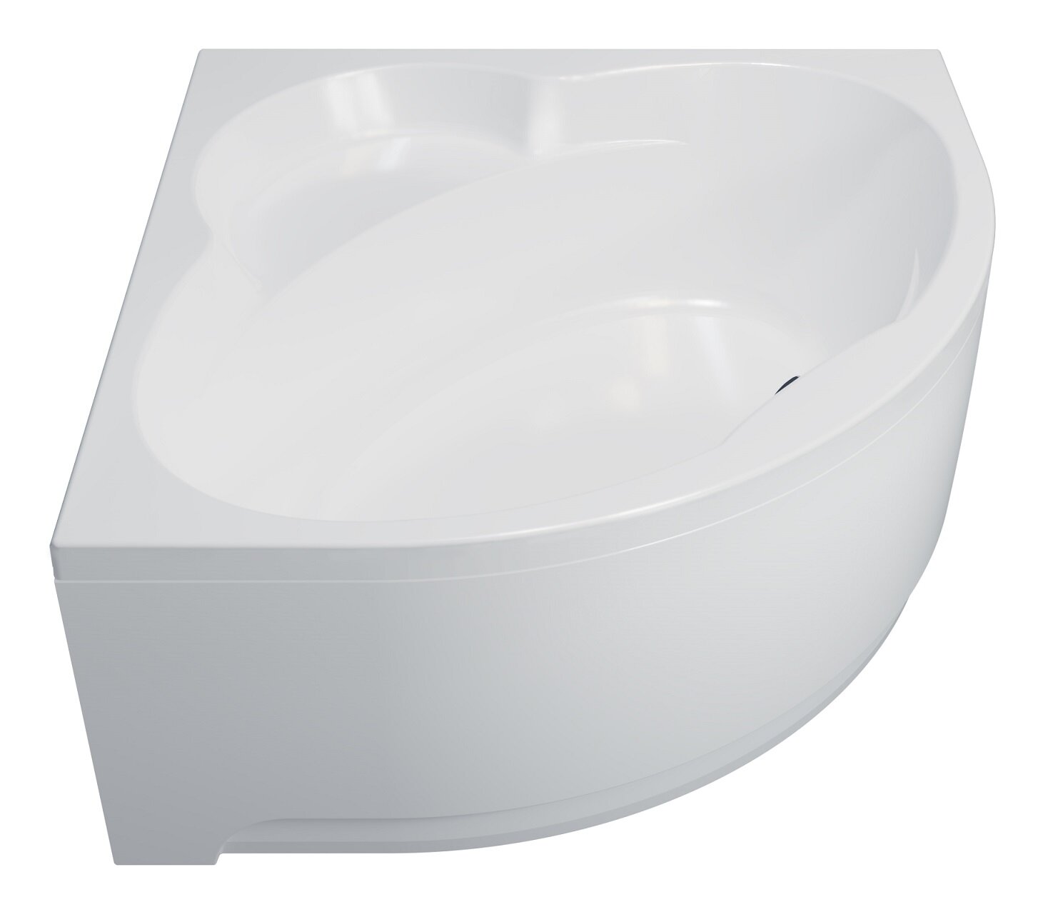 Изображение товара Акриловая угловая ванна Мартин 120x120 см, белая, без гидромассажа