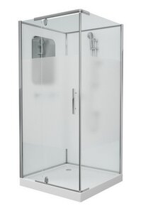 Изображение товара Душевая кабина Grossman 100x100 см квадратная черная левая/правая Германия