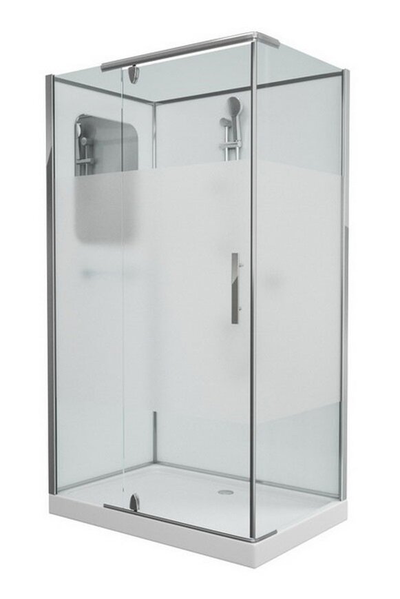 Изображение товара Душевая кабина Grossman 120x80 см прямоугольная без крыши с низким поддоном