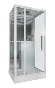 Изображение товара Душевая кабина Grossman 100 x 90 см, прямоугольная, белый, GR166