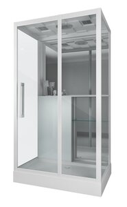 Изображение товара Душевая кабина Grossman 120 x 82 см, прямоугольная, белый, GR167