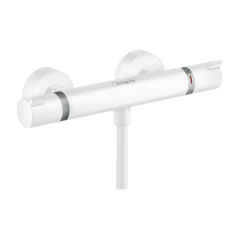 Изображение товара Смеситель для душа Hansgrohe Ecostat Comfort, 13116700, термостатический, белый матовый Изображение товара Смеситель для душа Hansgrohe Ecostat Comfort, 13116700, термостатический, белый матовый