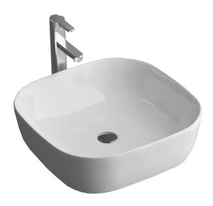 Изображение товара Раковина Grossman 42.5 x 42.5 см квадратная накладная модель GR-3019