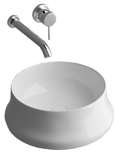 Изображение товара Раковина Grossman 40x40 см круглая накладная GR-3023 Германия