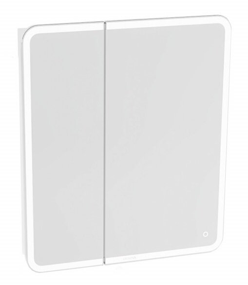 Изображение товара Зеркальный шкаф Grossman Адель-70 с LED подсветкой белый 70х14х80 см