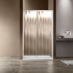 Изображение товара Душевая дверь Vincea Garda VDS-1G 125 см раздвижная, стекло шиншилла, хром, VDS-1G125CH