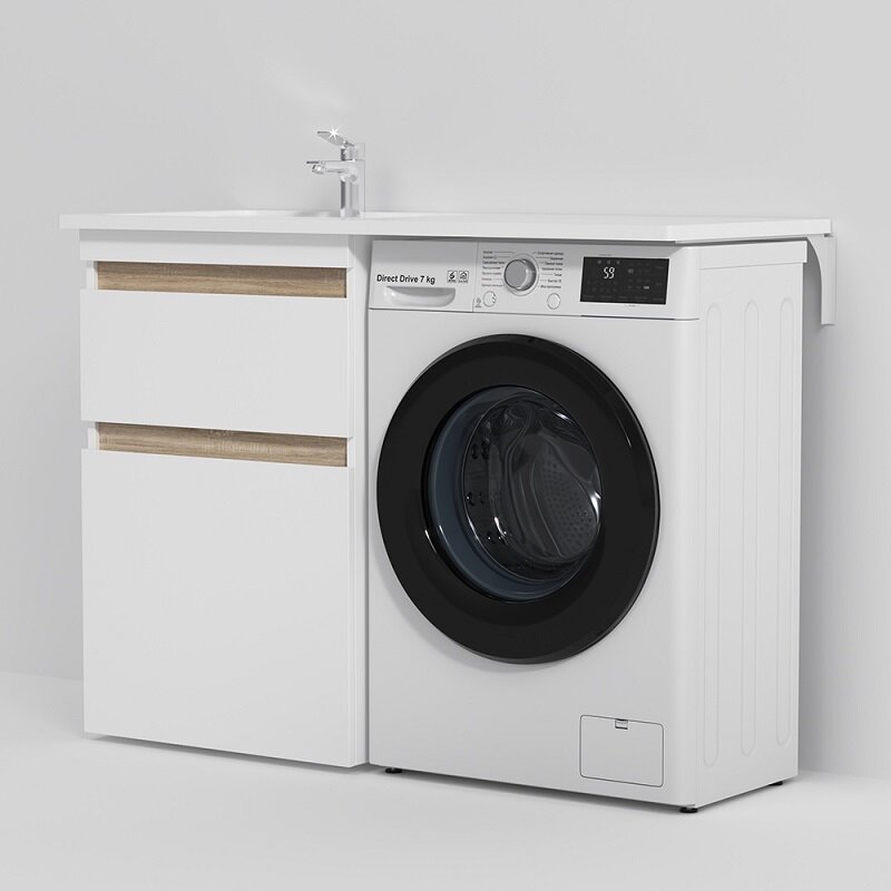 Изображение товара Тумба под раковину Am.Pm X-Joy для стиральной машины белый глянец 60 см