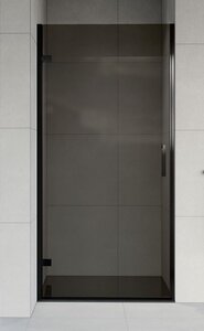 Изображение товара Душевая дверь Vincea Flex VDP-1F 90 см распашная, стекло тонированное, черный, VDP-1F900CGB