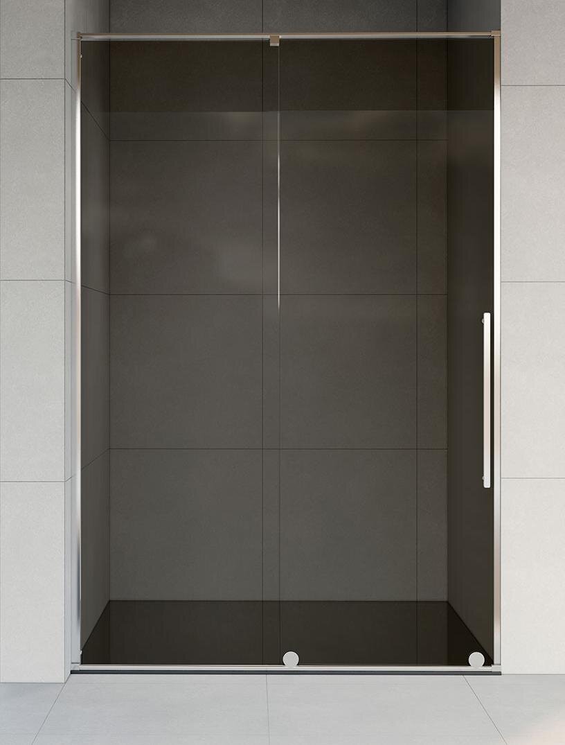 Изображение товара Душевая дверь Vincea Arno VPS-1A 120 см раздвижная, стекло тонированное, хром, VPS-1A120CG