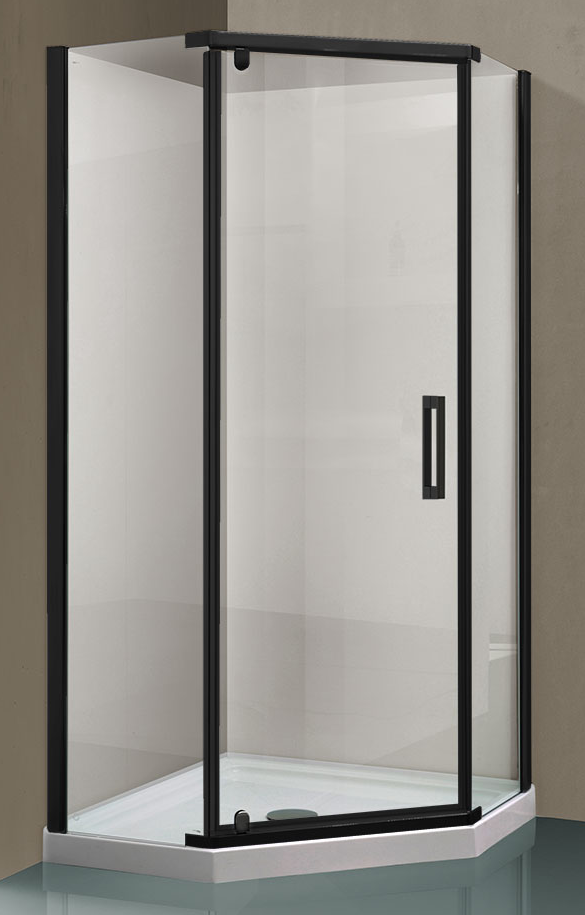 Изображение товара Душевой уголок Vincea Stresa VSP-1S 100x100 см пятиугольный распашной