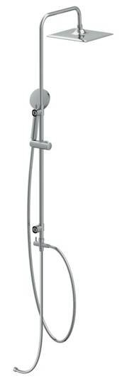 Изображение товара Душевая стойка Cersanit Neno 63477 с верхним душем 3 режима хром Польша