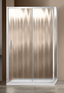 Изображение товара Душевой уголок Vincea Garda VSR-1G1 160 x 80 см прямоугольный, дверь раздвижная, стекло шиншилла, хром, VSR-1G8016CH