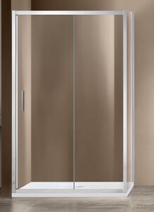 Изображение товара Душевой уголок Vincea Garda VSR-1G1 160 x 100 см прямоугольный, дверь раздвижная, стекло прозрачное, хром, VSR-1G1016CL